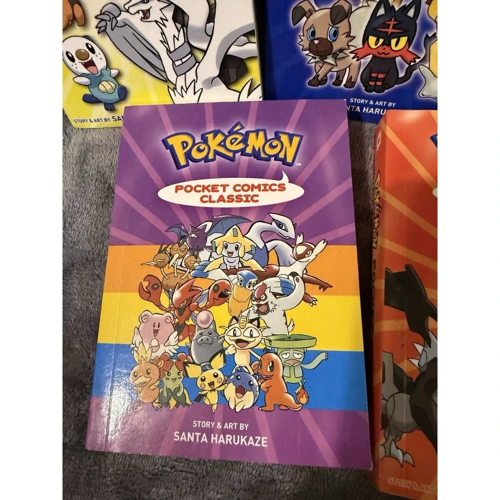 Lot Of 5 Pokémon‎ Pocket Comics books